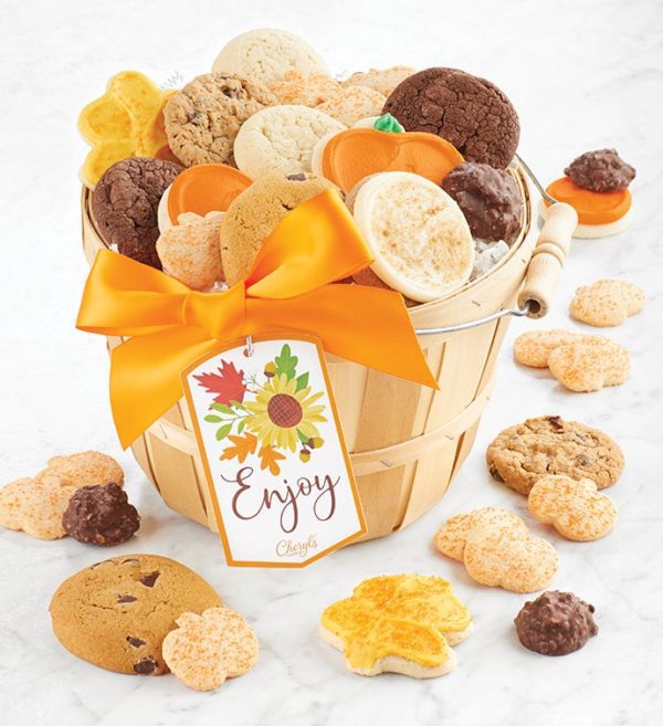 Fall Treats Basket By Cheryl's - Cookies Delivered - Cookie Gift Baskets - Fall Gifts
