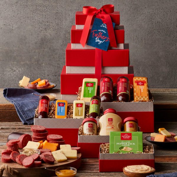 Father's Day Gourmet Meat & Cheese Tower | Hickory Farms