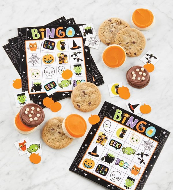 Halloween Bingo Game And Cookies By Cheryl's - Cookies Delivered - Cookie Gift Baskets - Halloween Gifts