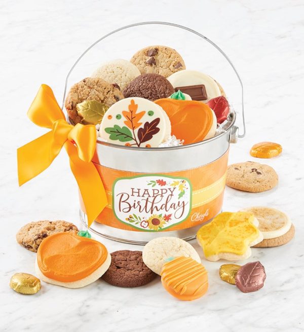Happy Birthday Treats Pail By Cheryl's - Cookies Delivered - Cookie Gift Baskets - Birthday Gifts