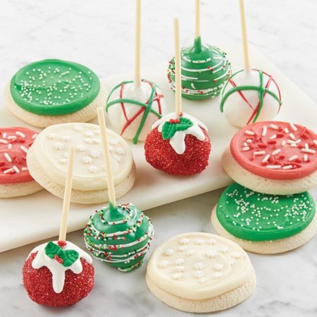Holiday Cake Pops And Cookies By Cheryl's - Cookies Delivered - Cookie Gift Baskets - Christmas Gifts