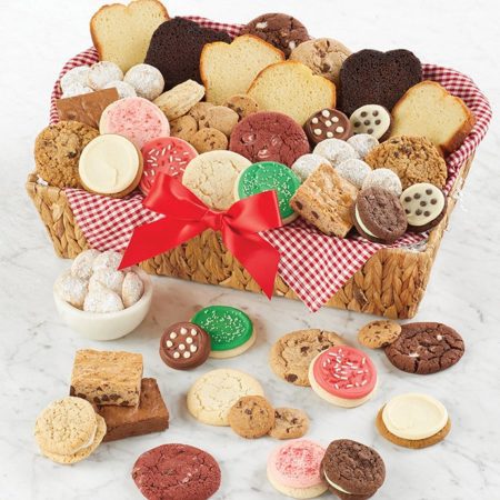 Holiday Classic Basket By Cheryl's - Cookies Delivered - Cookie Gift Baskets - Christmas Gifts