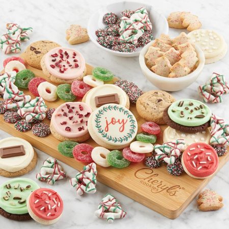 Holiday Dessert Charcuterie Board By Cheryl's - Cookies Delivered - Cookie Gift Baskets - Christmas Gifts