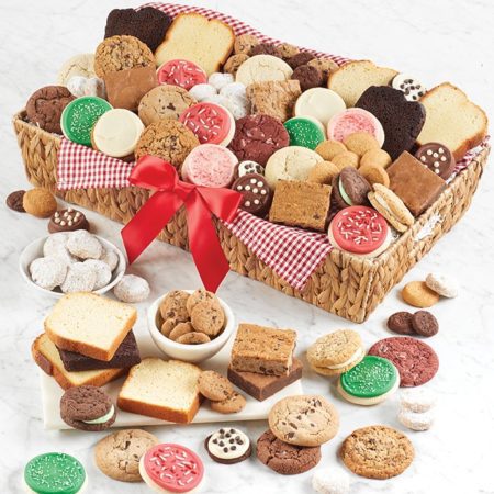 Holiday Grand Basket By Cheryl's - Cookies Delivered - Cookie Gift Baskets - Christmas Gifts