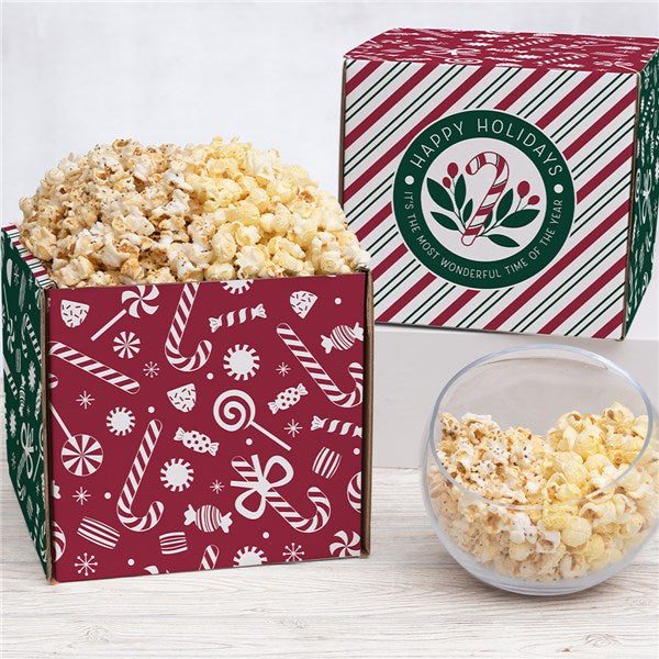 Holly Jolly Black Truffle and Sea Salt Cracked Pepper Popcorn Duo Experience