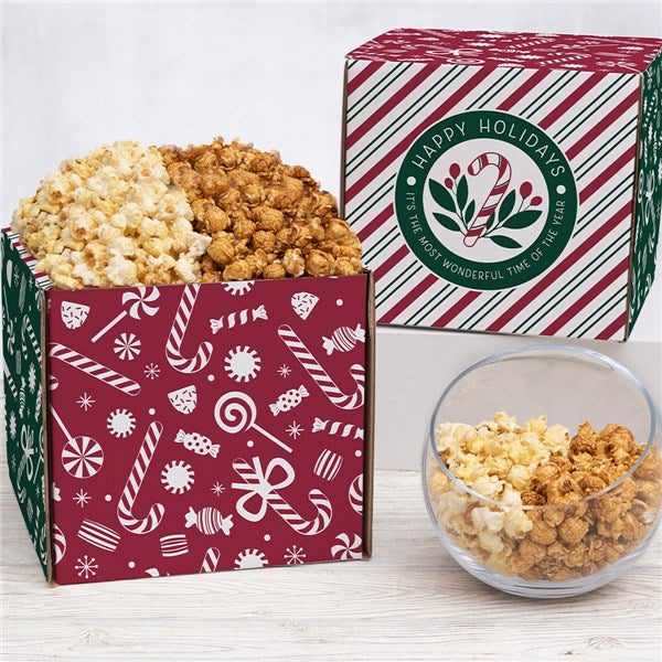 Holly Jolly Caramel and Kettle Corn Popcorn Duo Experience