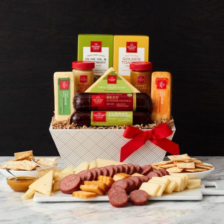 Meat & Cheese Signature Flavors Gift Basket | Hickory Farms