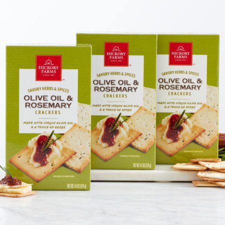 Olive Oil & Rosemary Crackers | Hickory Farms