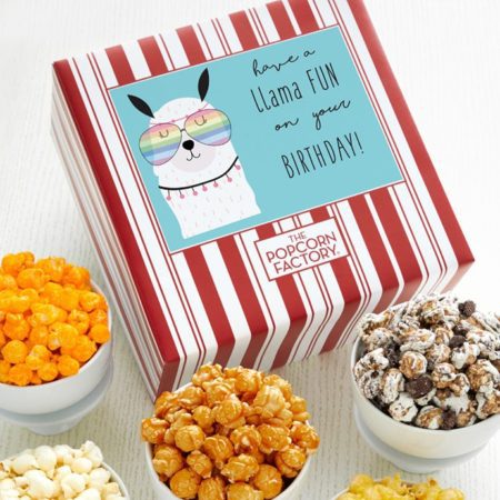 Packed With Pop Have A Llama Fun Birthday Gift Box