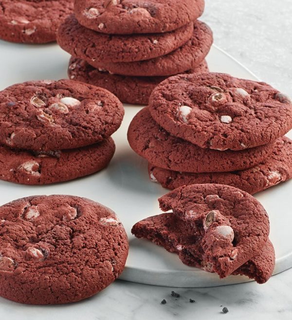 Red Velvet Cake Cookie Flavor Box By Cheryl's - Cookies Delivered - Cookie Gift Baskets - Everyday Gifting