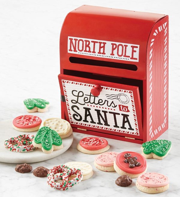 Santa's Treats Mailbox By Cheryl's - Cookies Delivered - Cookie Gift Baskets - Christmas Gifts