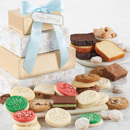 Sparkling Bakery Gift Tower By Cheryl's - Cookies Delivered - Cookie Gift Baskets - Everyday Gifting