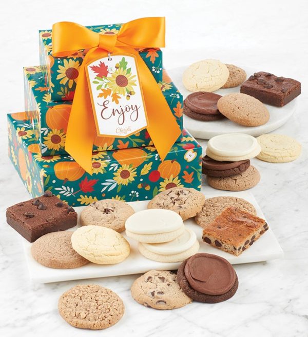 Sugar Free Enjoy Gift Tower By Cheryl's - Cookies Delivered - Cookie Gift Baskets - Everyday Gifting