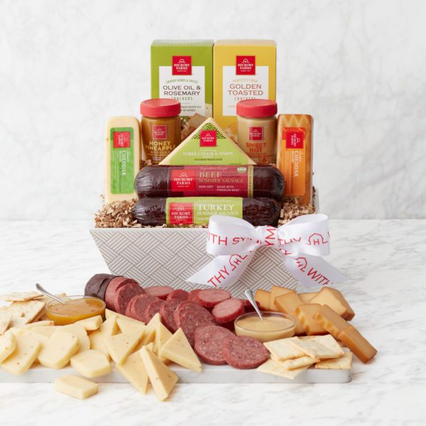 Sympathy Signature Flavors Gift Basket | Hickory Farms