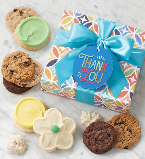 Thank You Treats Gift Box By Cheryl's - Cookies Delivered - Cookie Gift Baskets - Thank You Gifts