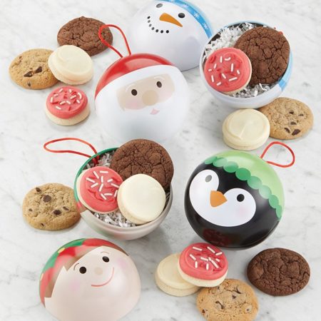 Traditional Holiday Ornament Set By Cheryl's - Cookies Delivered - Cookie Gift Baskets - Christmas Gifts