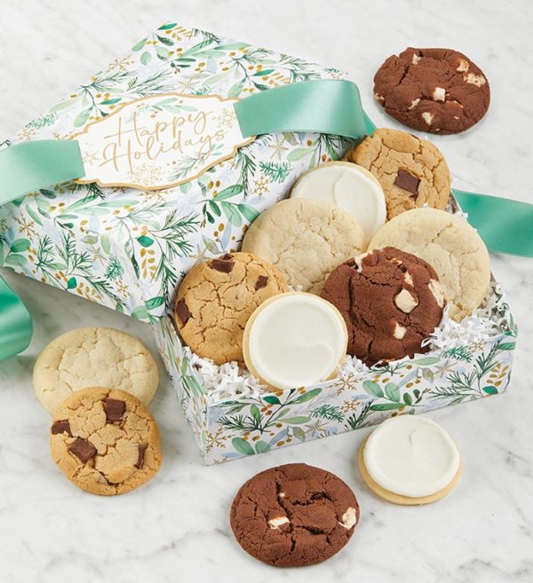 Vegan Holiday Gift Box By Cheryl's - Cookies Delivered - Cookie Gift Baskets - Christmas Gifts