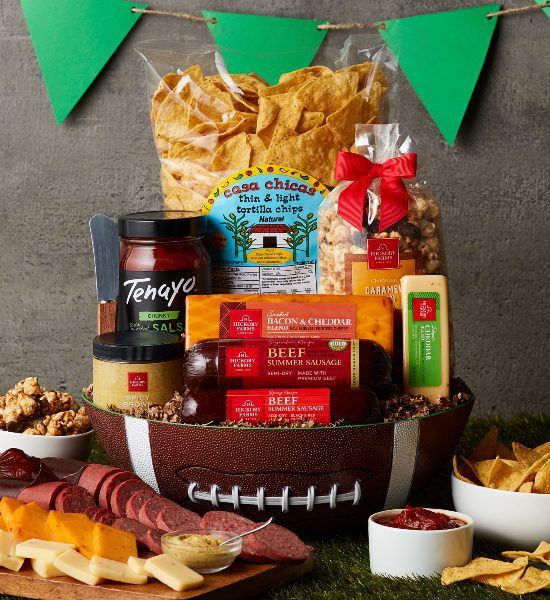 Super Bowl Party Big Game Snacks Gift Basket Giveaway