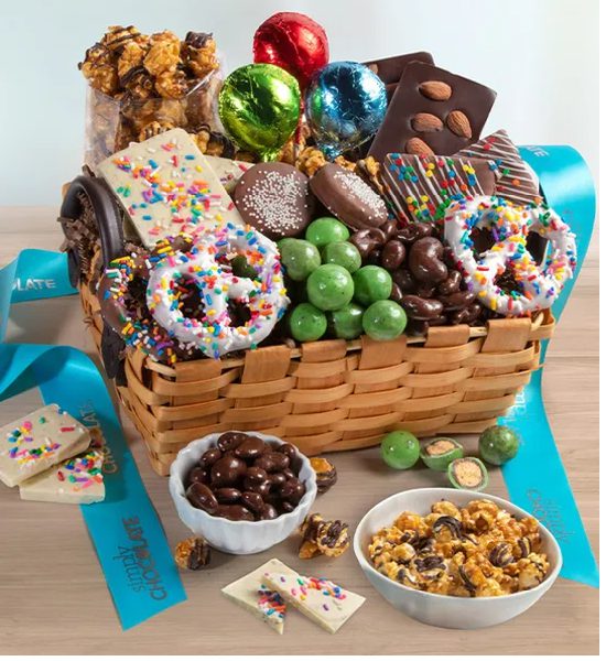 Simply Chocolate Birthday Supreme Sweets Gift Basket Giveaway