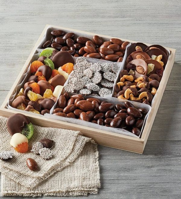Belgian Chocolate-Dipped Dried Fruit And Nuts, Coated Fruits Nuts, Chocolates & Sweets by Harry & David