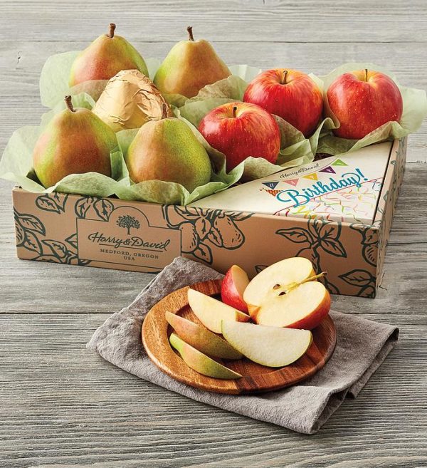 Birthday Pears And Apples Gift, Fresh Fruit, Gifts by Harry & David