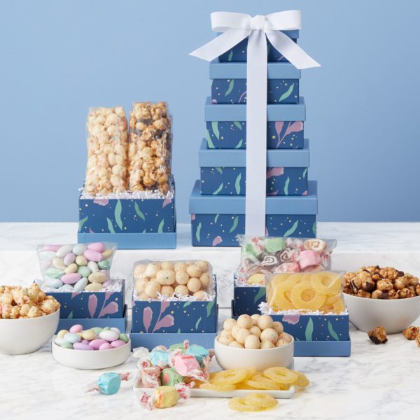 Blooming Sweets Gift Tower | Hickory Farms
