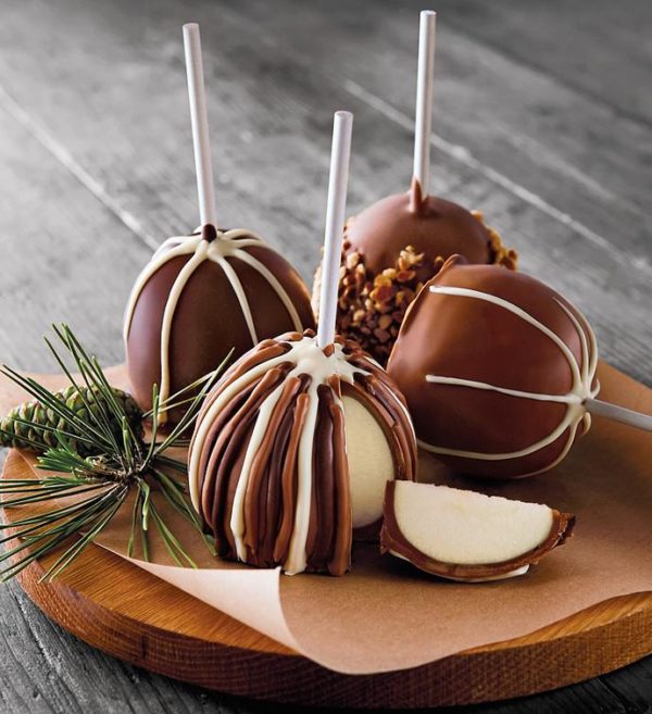 Chocolate Caramel-Covered Apples, Coated Fruits Nuts, Gifts by Harry & David