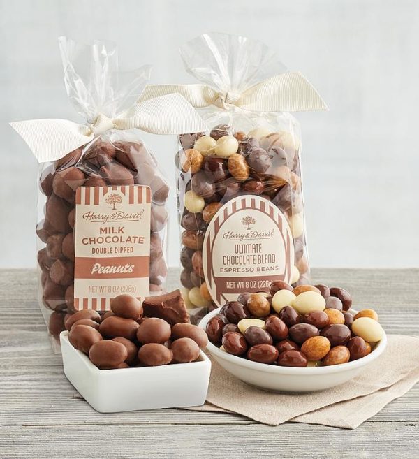 Chocolate-Covered Espresso Beans And Peanuts, Sweets by Harry & David