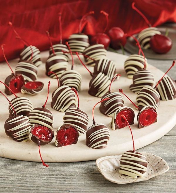Chocolate-Covered Maraschino Cherries, Coated Fruits Nuts, Gifts by Harry & David