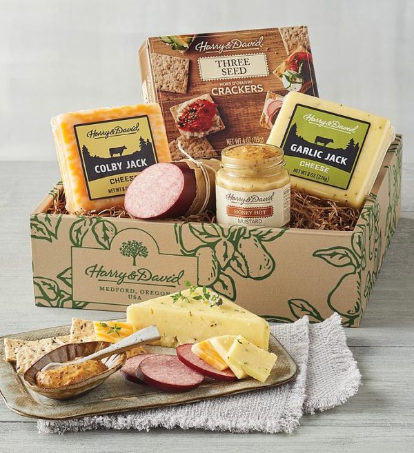 Classsic Meat And Cheese Gift Box, Assorted Foods, Gifts by Harry & David
