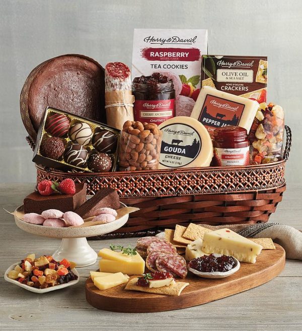 Deluxe Gourmet Gift Basket, Assorted Foods, Gifts by Harry & David