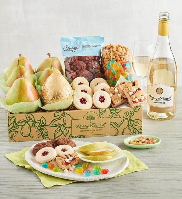 Deluxe Spring Gift Box With Wine, Assorted Foods, Gifts by Harry & David