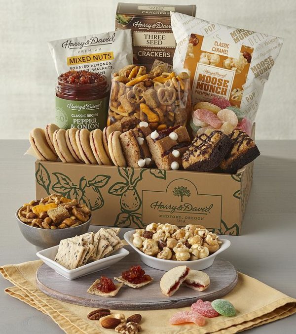 Deluxe Sweet And Salty Gift Box, Assorted Foods, Gifts by Harry & David