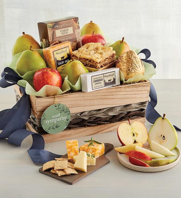 Deluxe Sympathy Gift Basket, Assorted Foods, Gifts by Harry & David