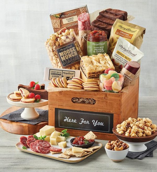 Deluxe "here For You" Gift Basket, Assorted Foods, Gifts by Harry & David
