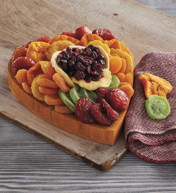 Dried Fruit Heart Tray, Nuts Dried Fruit, Gifts by Harry & David