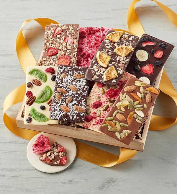 Fruit And Nut Belgian Chocolate Bark Assortment, Sweets by Harry & David