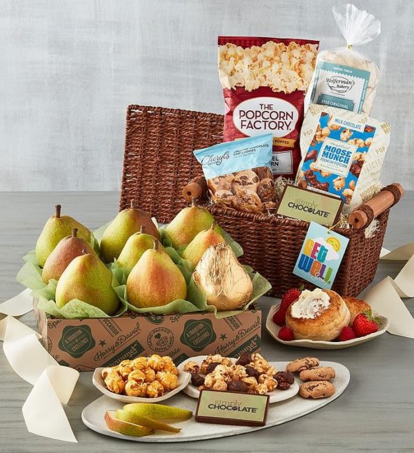 Get Well Deluxe Signature Basket, Assorted Foods, Gifts by Harry & David