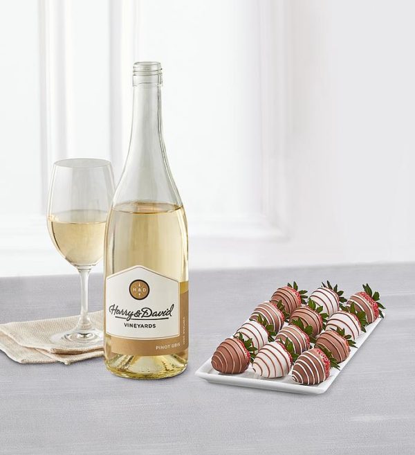 Gourmet Drizzled Strawberries With White Wine, Gifts by Harry & David