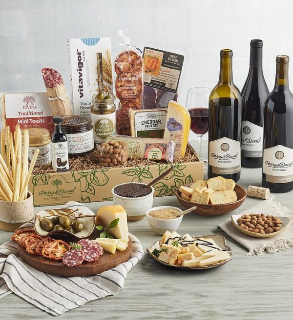 Grand Gourmet Entertaining Collection With Wine, Assorted Foods, Gifts by Harry & David