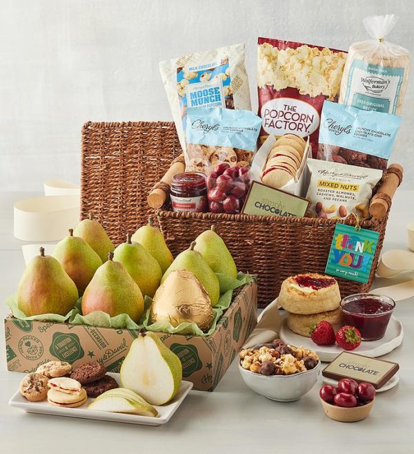 Grand "thank You" Signature Gift Basket, Assorted Foods, Gifts by Harry & David