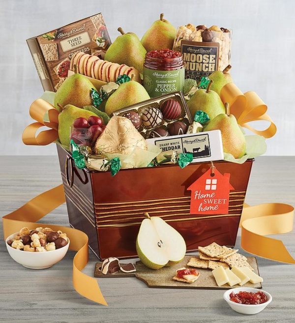 Housewarming Deluxe Favorites Gift Basket, Assorted Foods, Gifts by Harry & David