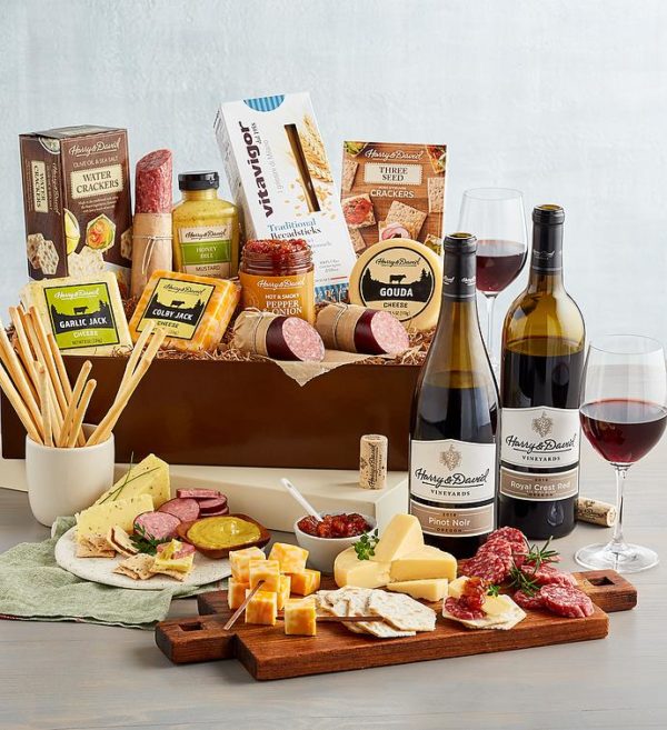 Meat, Cheese, And Wine Gift Box, Assorted Foods, Gifts by Harry & David