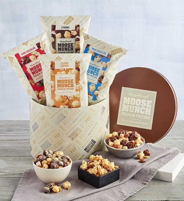 Moose Munch® Premium Popcorn Classsic Tin, Gifts by Harry & David