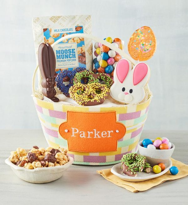 Personalized Easter Fun Gift Basket, Assorted Foods, Gifts by Harry & David