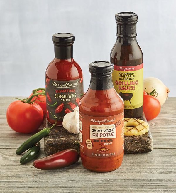 Pick 3 Bbq Sauces, Dressings Sauces, Gifts by Harry & David