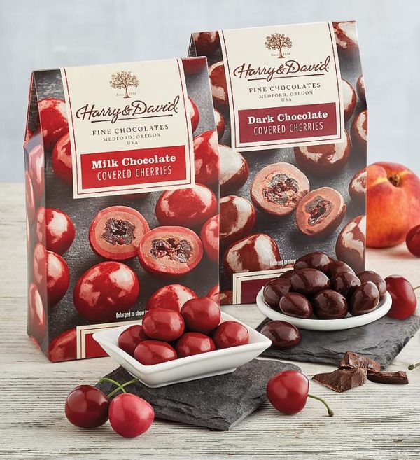 Pick Two Chocolate-Covered Fruit Boxes, Coated Fruits Nuts, Gifts by Harry & David