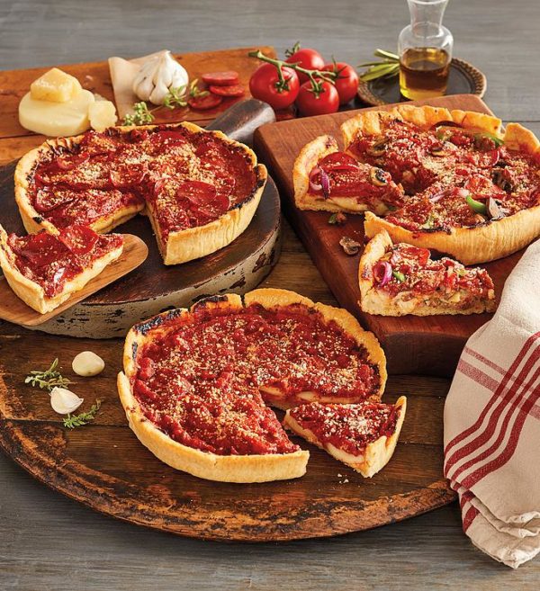 Pizzeria Uno® Original Deep Dish Pizza Deluxe 3-Pack, Entrees by Harry & David