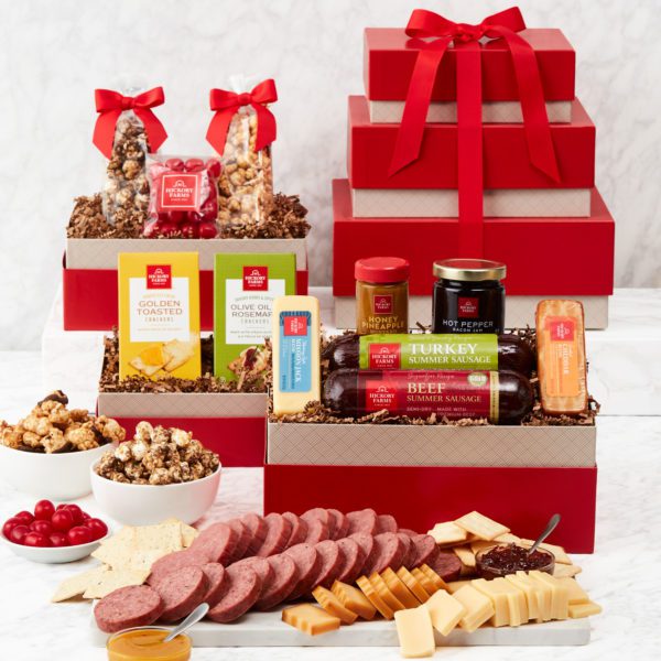 Premium Sweet & Savory Gift Tower | Hickory Farms