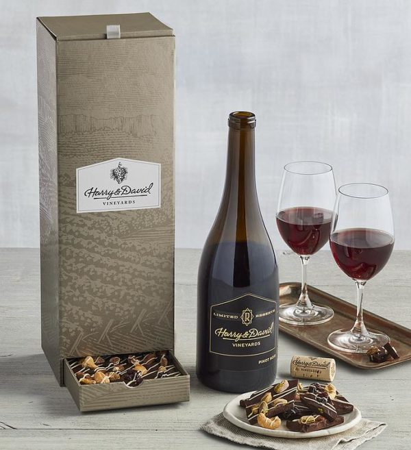 Reserve Pinot Noir And Artisan Belgian Chocolate, Assorted Foods, Chocolates & Sweets by Harry & David